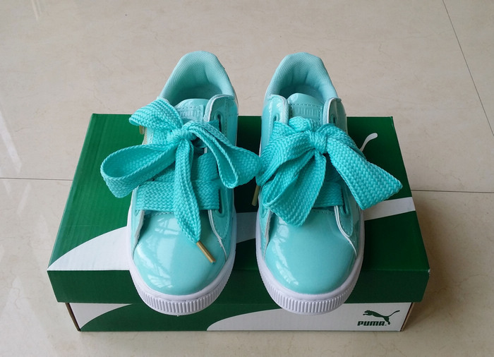 puma basket heart baby blau puma basket heart baby blau